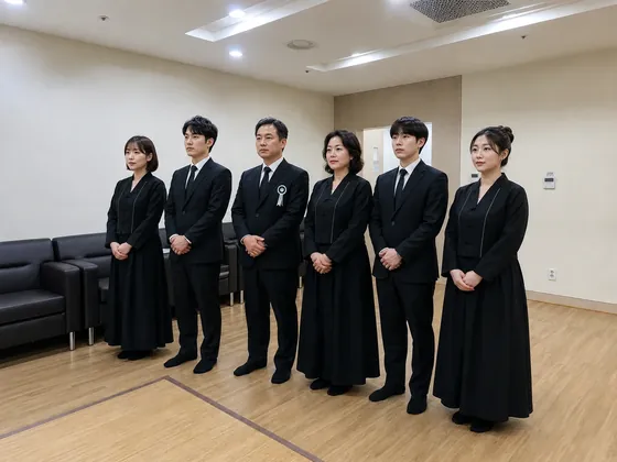 가족장 관련 현장 사진