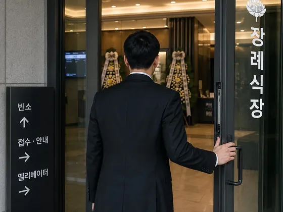 장례식장 관련 현장 사진